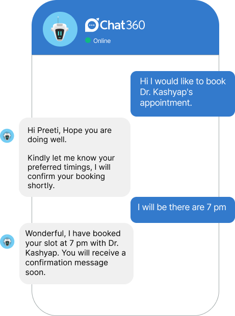 Website Chatbot for Healthcare, helping with doctor appointment