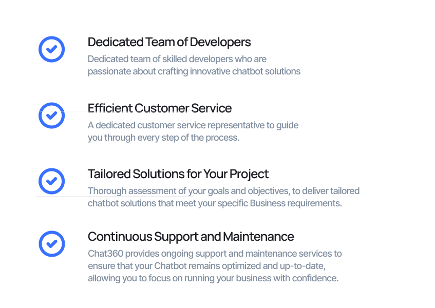 Benefits to choose Chat360